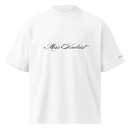 MISS ANDRIST OVERSIZED TEE WHITE