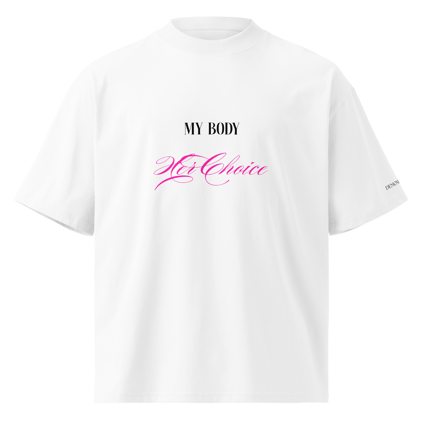 XMYBODY OVERSIZED TEE WHITE