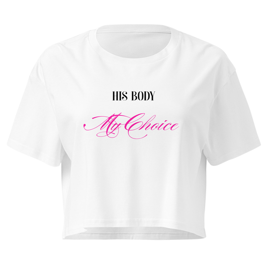 XHIS BODY CROP TOP WHITE