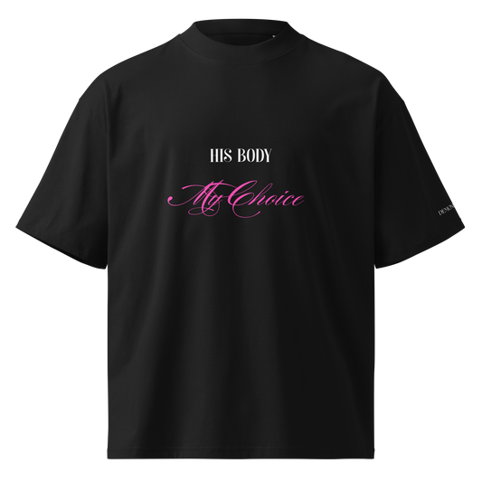 XHIS BODY OVERSIZED TEE BLACK