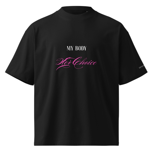 XMY BODY OVERSIZED TEE BLACK