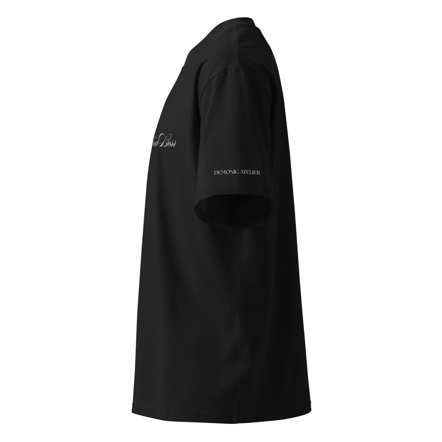 UNEMPLOYED FINAL BOSS OVERSIZED TEE BLACK