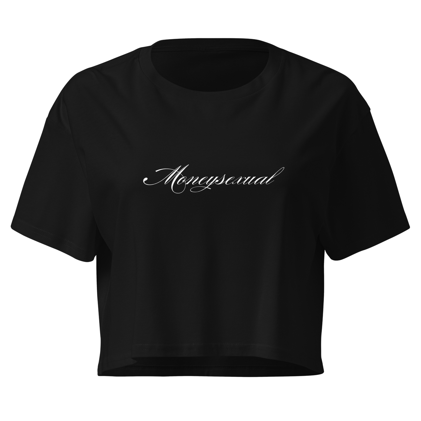 MONEYSEXUAL CROP TOP BLACK