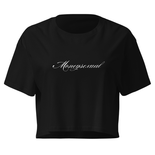 MONEYSEXUAL CROP TOP BLACK
