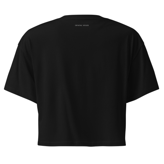 MISS ANDRIST CROP TOP BLACK