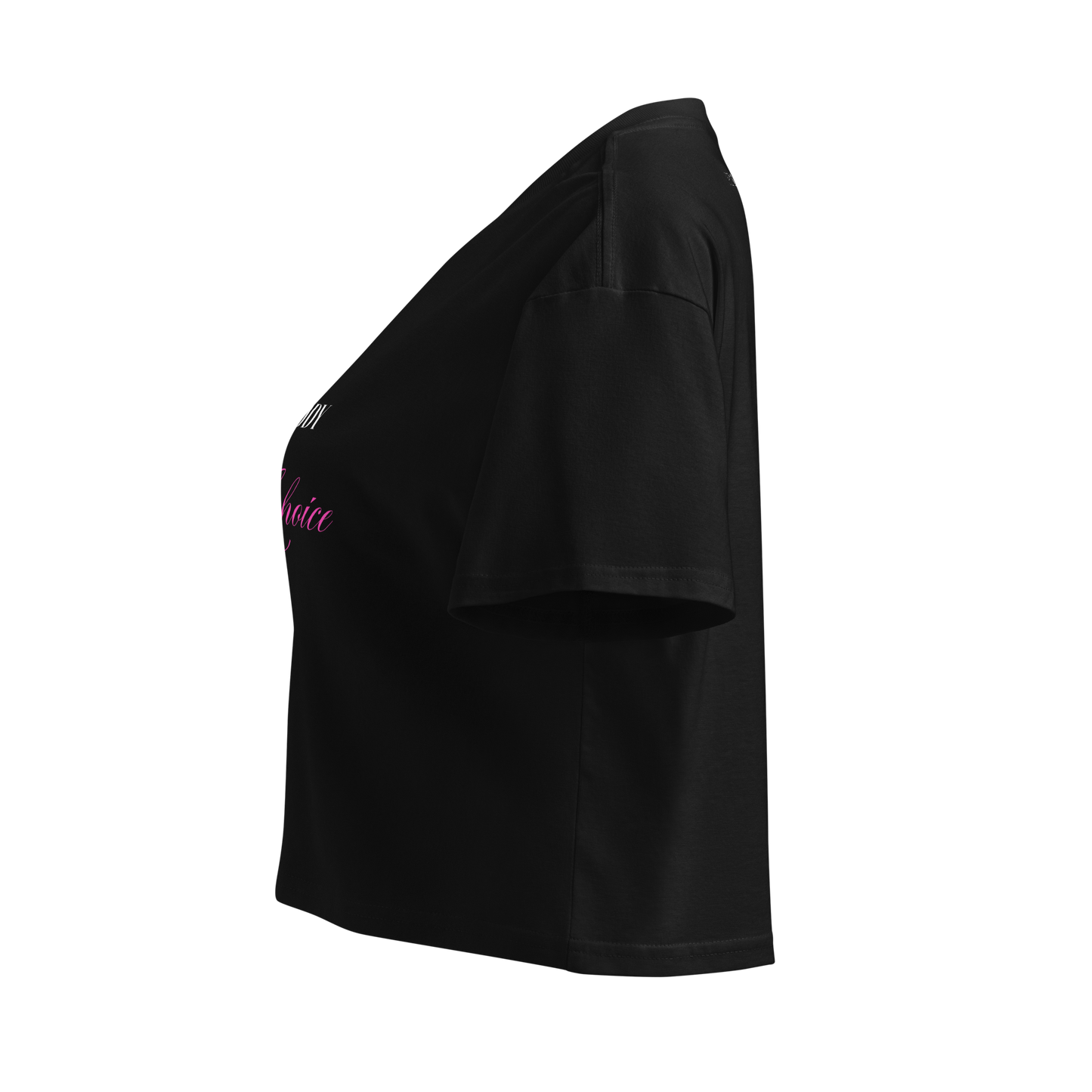 XMY BODY CROP TOP BLACK