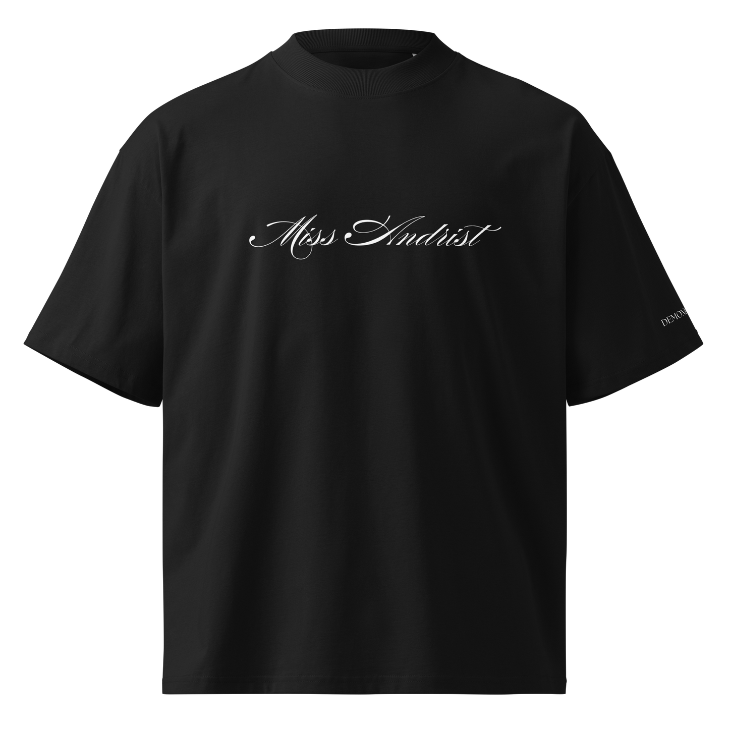 MISS ANDRIST OVERSIZED TEE BLACK