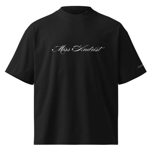 MISS ANDRIST OVERSIZED TEE BLACK