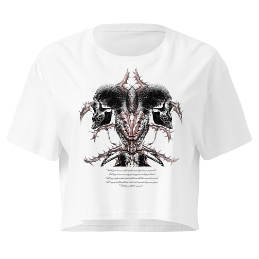 GOTHIC POEM CROP TOP
